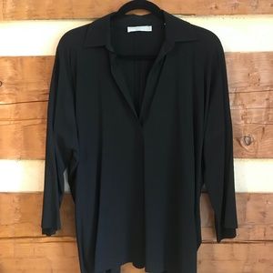 NWOT Vince popover oversize black top